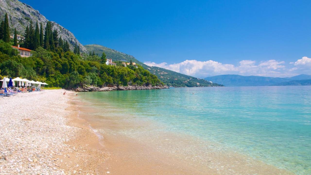 Corfu Sea View Villa - Aurora Barbati Ngoại thất bức ảnh