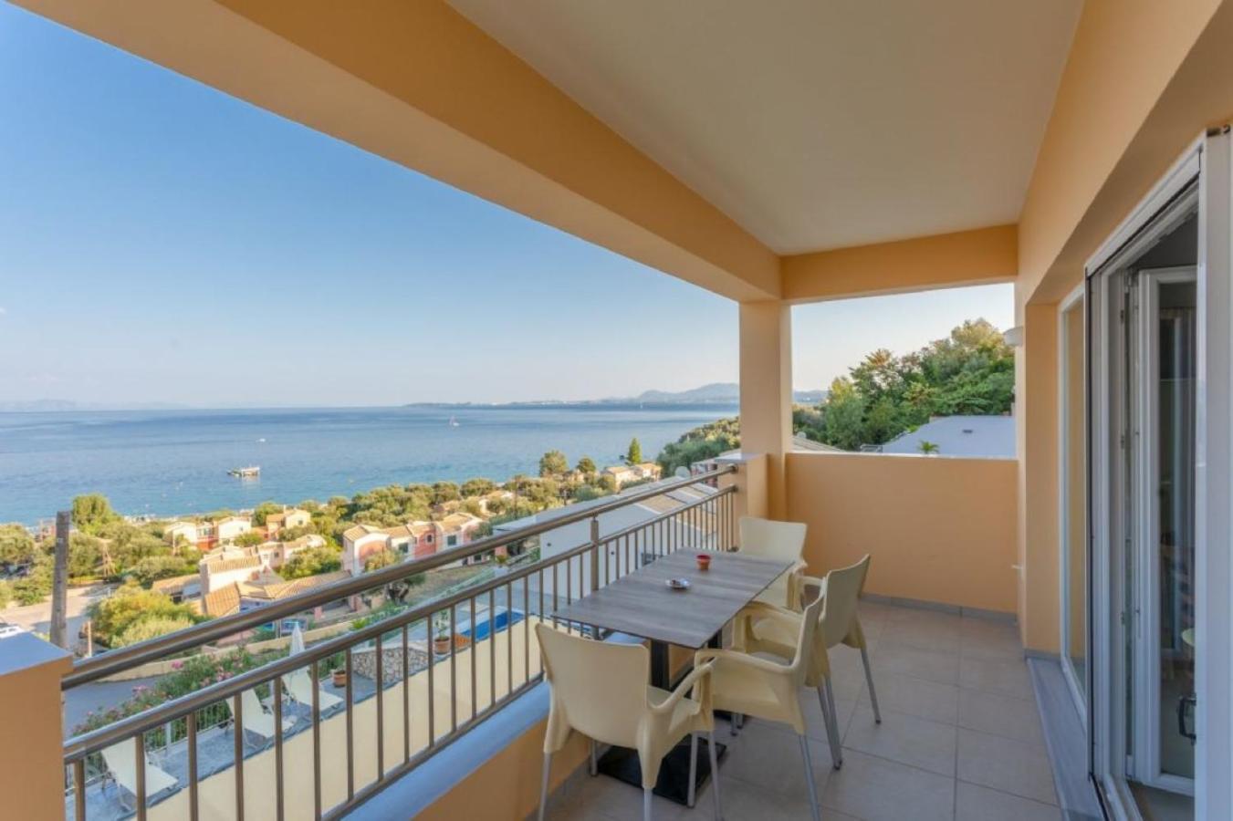 Corfu Sea View Villa - Aurora Barbati Ngoại thất bức ảnh