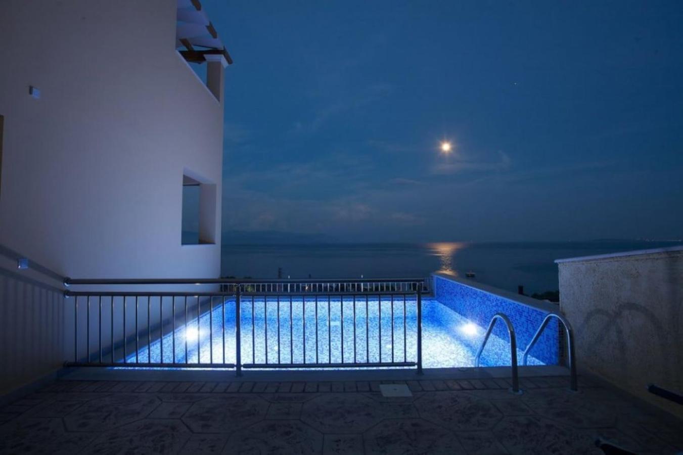 Corfu Sea View Villa - Aurora Barbati Ngoại thất bức ảnh