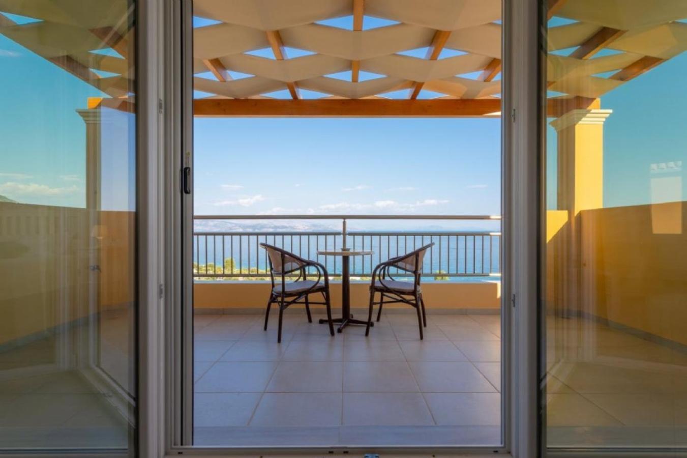 Corfu Sea View Villa - Aurora Barbati Ngoại thất bức ảnh