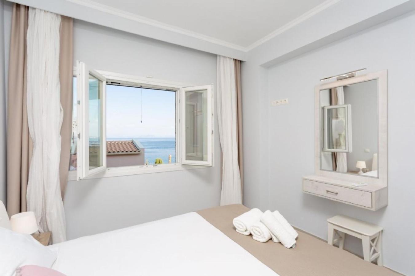 Corfu Sea View Villa - Aurora Barbati Ngoại thất bức ảnh