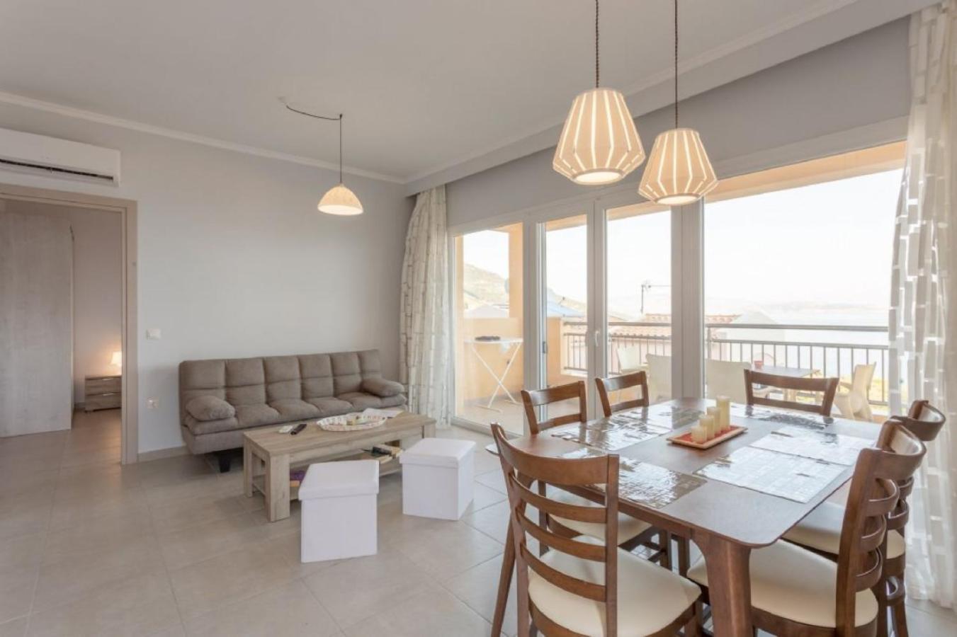 Corfu Sea View Villa - Aurora Barbati Ngoại thất bức ảnh