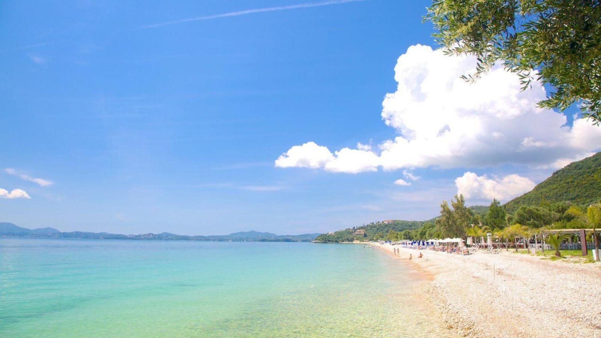 Corfu Sea View Villa - Aurora Barbati Ngoại thất bức ảnh